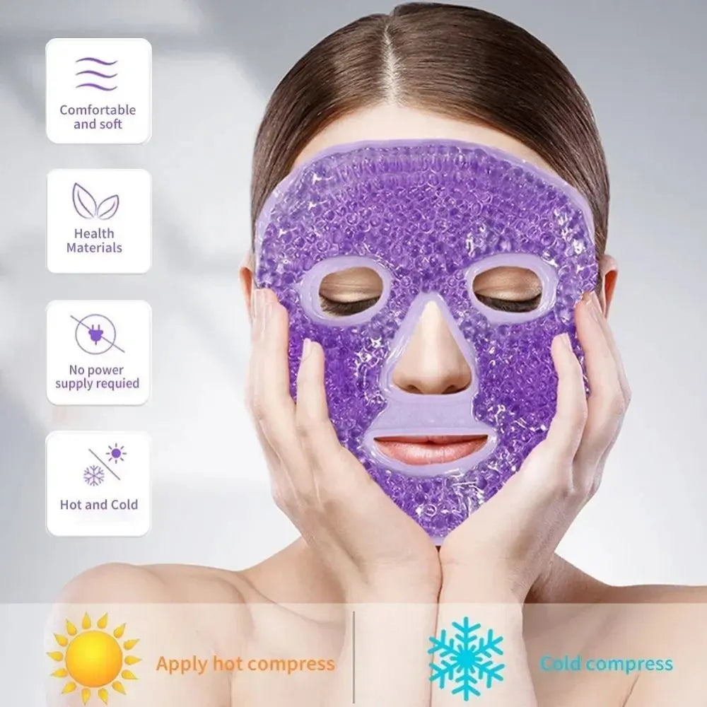 Mascarilla Facial Frío/Calor Reutilizable
