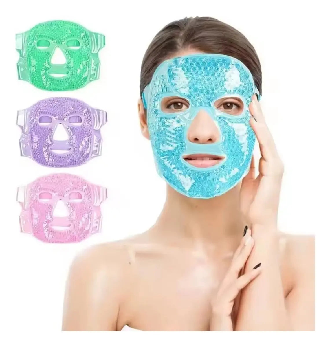 Mascarilla Facial Frío/Calor Reutilizable