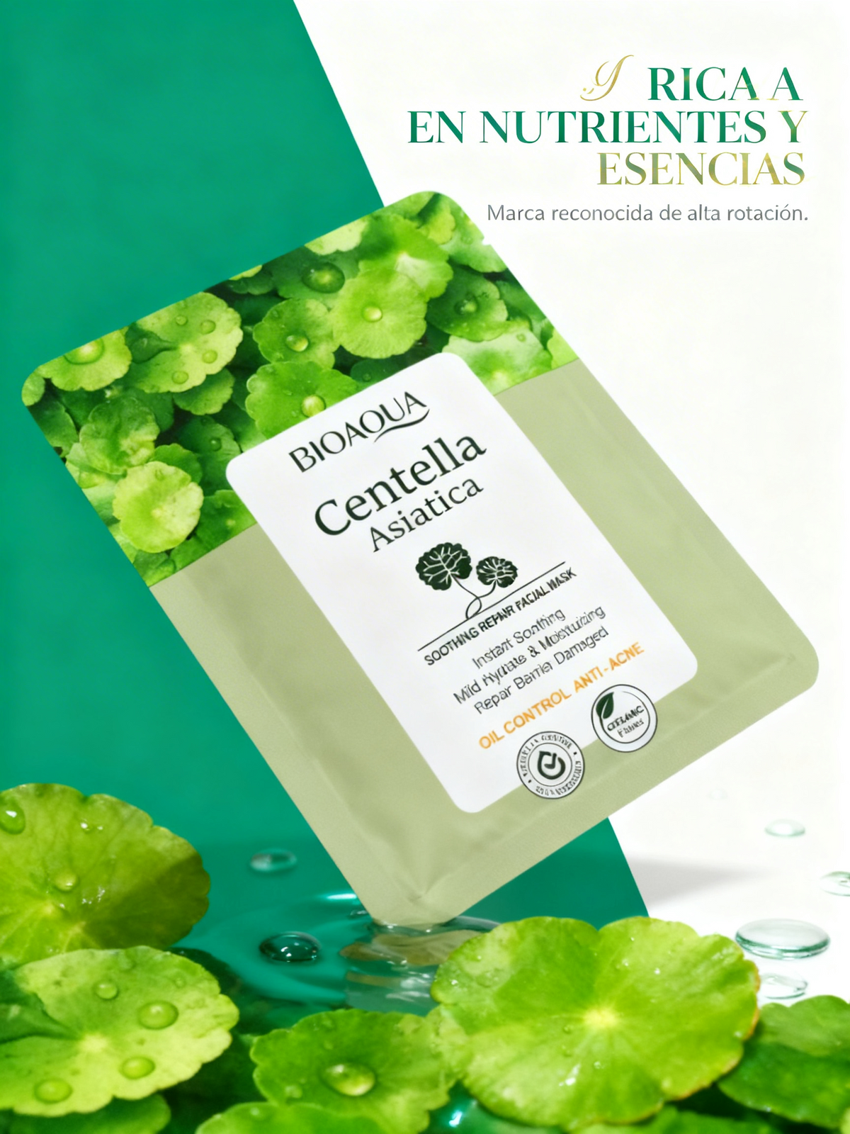 Pack Spa Bioaqua — 5 Mascarillas en Velo