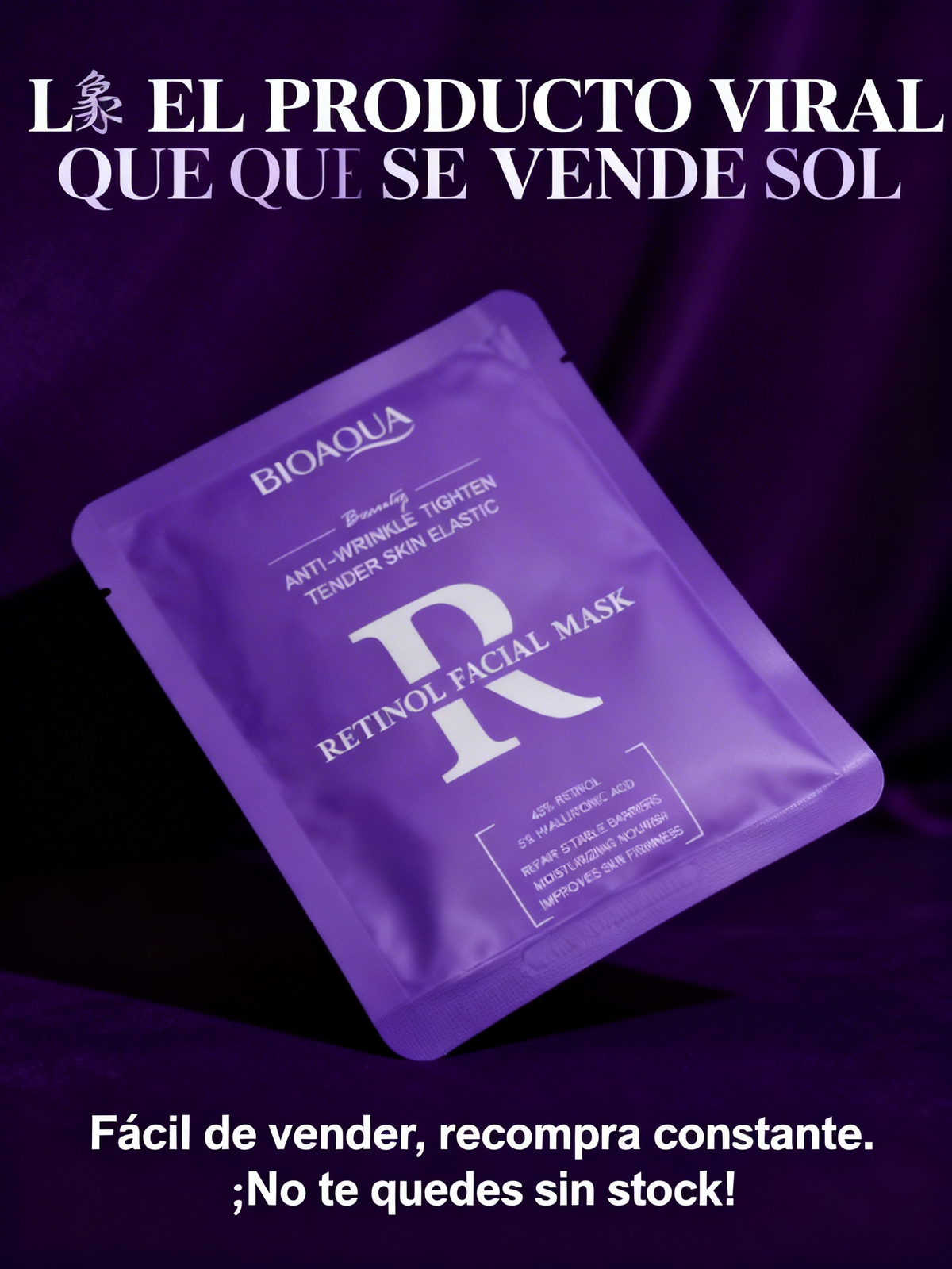 Pack Spa Bioaqua — 5 Mascarillas en Velo