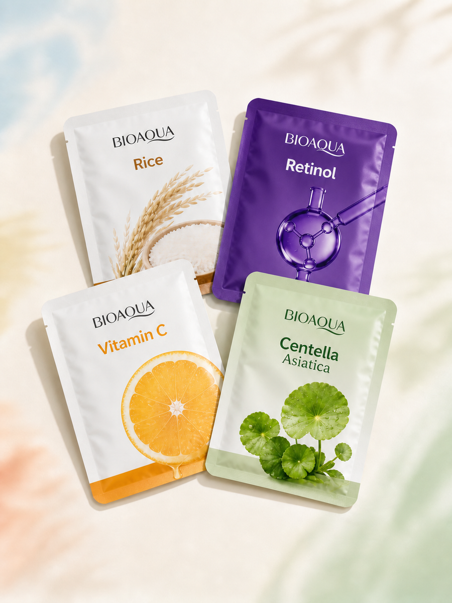 Pack Spa Bioaqua — 5 Mascarillas en Velo